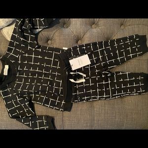 Miles Baby brand organic baby pants and sweatshirt 12m